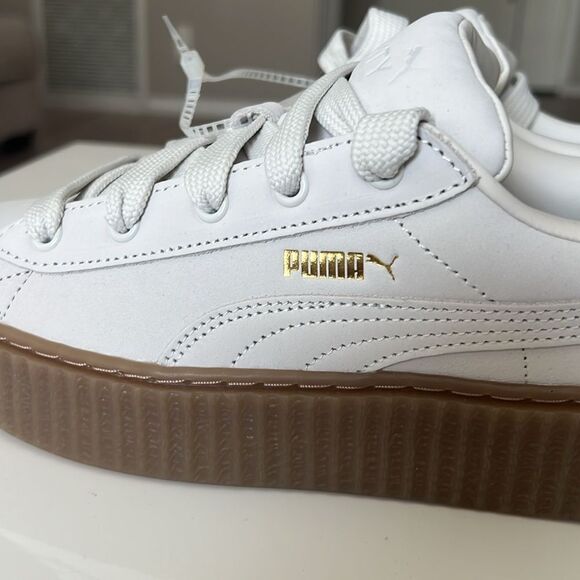 PUMA X FENTY Women’s CREEPER PHATTY SNEAKERS Warm White Puma 8 - Picture 3 of 9